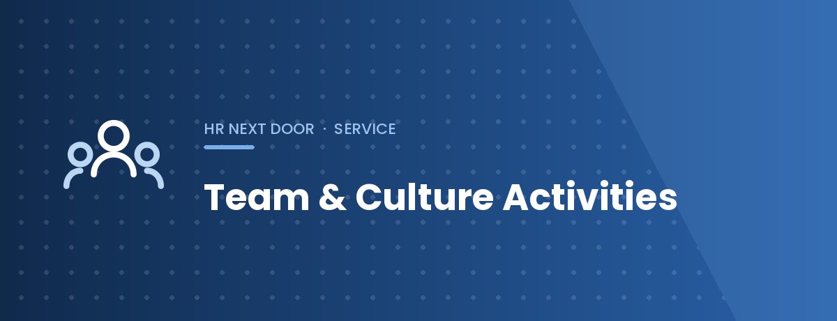 Team & Culture Activities